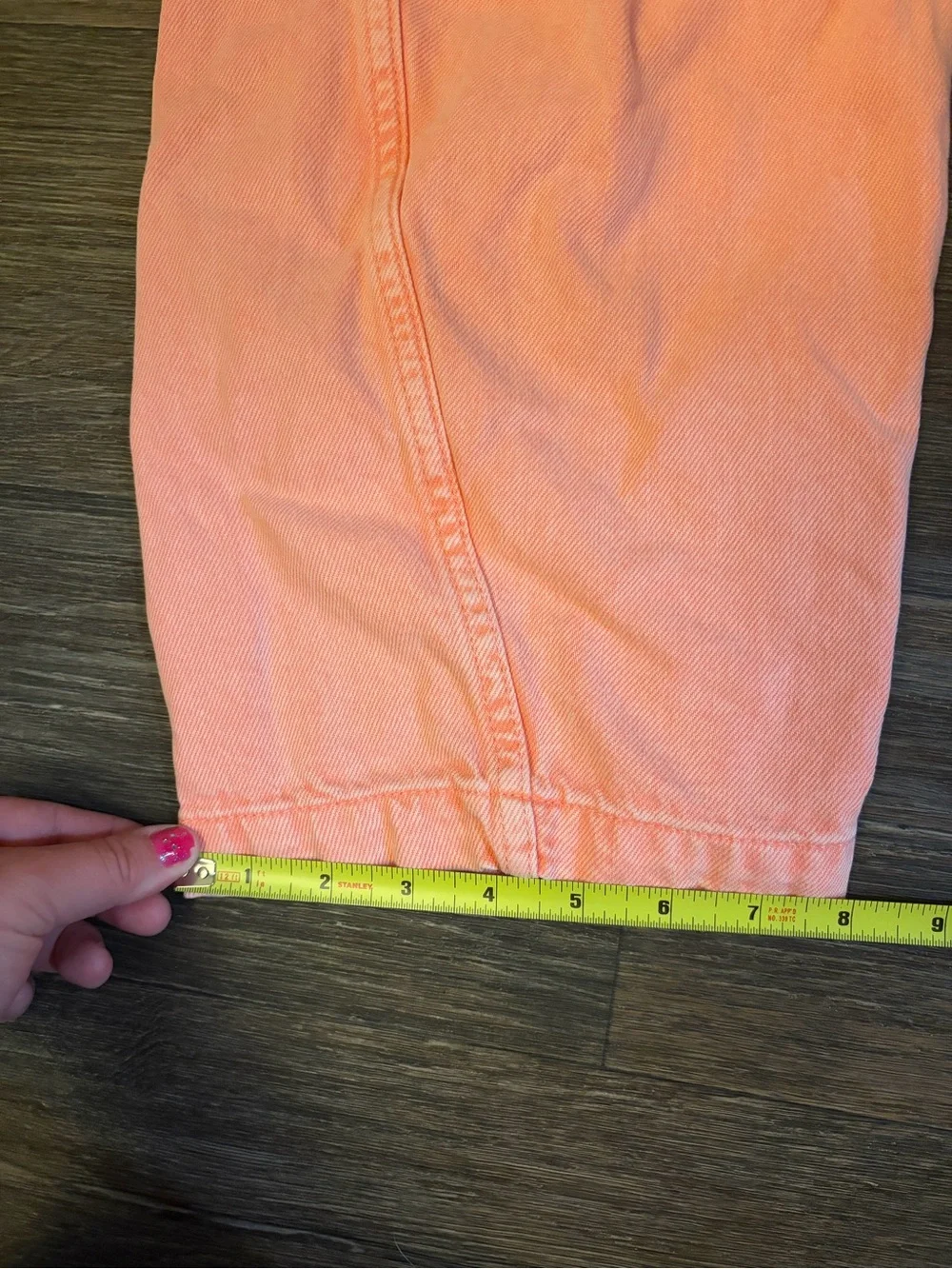 Women’s Gap Colorful Pull-On Barrel Leg Pants Coral Pink Size Small - Picture 4 of 9
